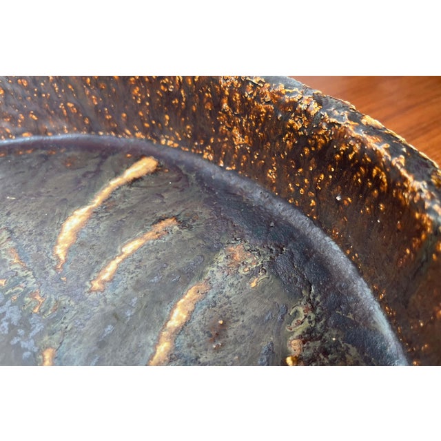 Large Danish Studio Pottery Bowl by Clara Helmich, 1986 For Sale - Image 18 of 18