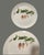Vintage Four Salem u.s.a Floral Primrose Fuchsia Dinner Plates For Sale - Image 4 of 8