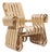 Frank Gehry for Knoll Mid Century Power Play Chair For Sale