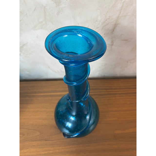 Blue Spiral Vases, 1890s For Sale - Image 11 of 14