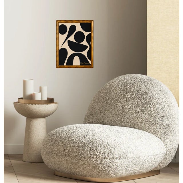 Quiet Geometry Abstract Painting Framed by Bryan Boomershine For Sale - Image 4 of 5