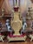 Metal Louis XV Clock and Candelabras in Bronze and Red Marble, Set of 3 For Sale - Image 7 of 9