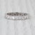 Vintage 0.70ctw Diamond Eternity Band 900 Platinum Wedding Ring Annivesary, Size 6.75 For Sale In Greensboro - Image 6 of 7