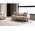 Contemporary Elysium Neutral 3-Piece Sofa Set by Casa Milano - Curved Modern Luxury With Gold Details For Sale - Image 3 of 16