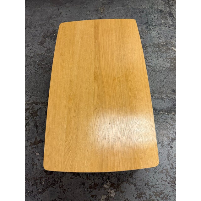 2010s Article Brezza Light Oak Coffee Table For Sale - Image 5 of 12