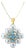Blue Topaz & Freshwater Pearl Necklace 14k Yellow Gold For Sale