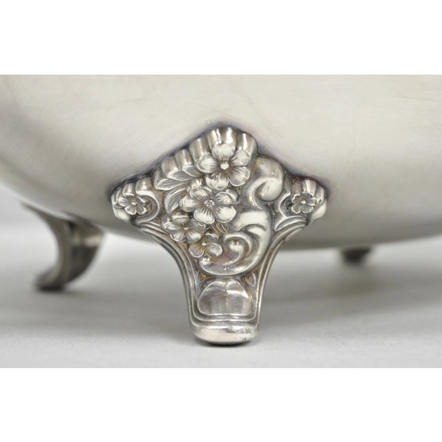 Vintage Lancaster Rose by Poole Large Oval Silver Plated Covered Soup Tureen For Sale In Philadelphia - Image 6 of 18