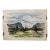 Henry Emil Salloch Original Watercolor on Paper Mountain Valley 1940 For Sale