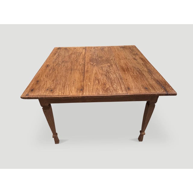 Andrianna Shamaris Antique Teak Wood Wabi Sabi Table For Sale - Image 18 of 18