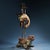 Antique Chinese Cloisonné & Bronze Crane Turtle Candle Holder - 5.5 LBS For Sale In Los Angeles - Image 6 of 9