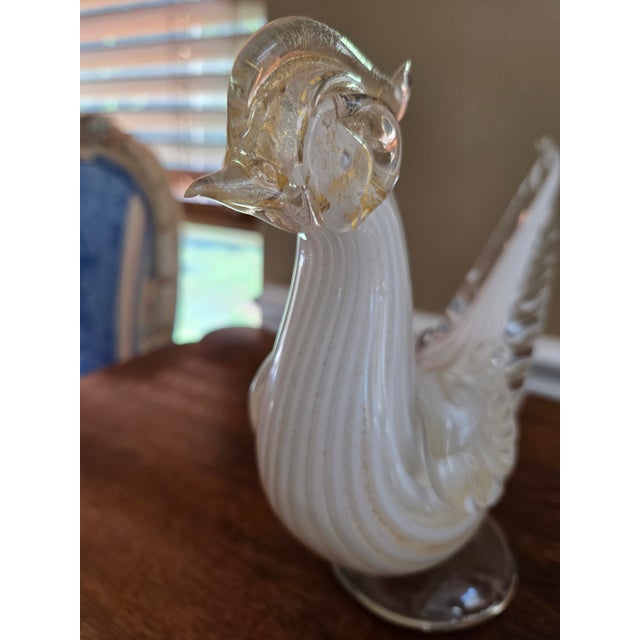 Murano Art Glass Pheasants, Attributed to Alfredo Barbini - A Pair For Sale In Indianapolis - Image 6 of 15