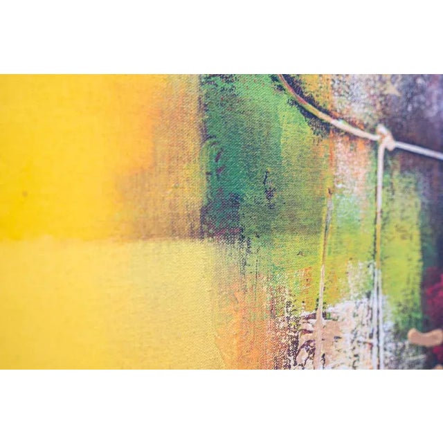 Brown Abstract Composition, Acrylic on Canvas, 2000 For Sale - Image 8 of 11