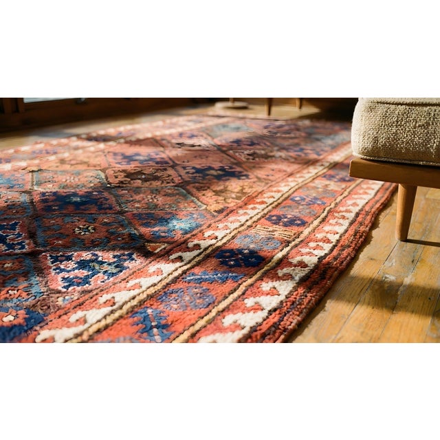 Textile Antique Persian Kurdish Rug For Sale - Image 7 of 9