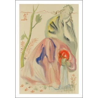 1960s Salvador Dali Woodcut Purgatory 21 the Source For Sale
