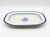 Vintage Neoclassical Cobalt Blue & White Porcelain Serving Set - Platter & 8 Dessert Plates - 9 Pieces For Sale - Image 4 of 12