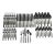 60 Piece Williams-Sonoma Alton Pewter Flatware Set For Sale