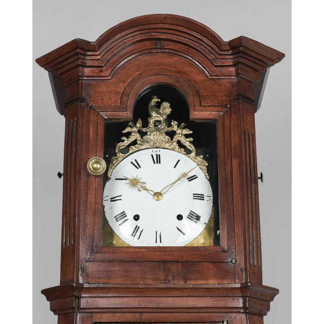 19th Century 19th Century French Tall Case Clock or Horloge De Parquet For Sale - Image 5 of 12