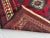 Vintage Afghan Hand-Knotted Wool Runner Rug | Tribal Red & Black Geometric Rug For Sale - Image 10 of 10