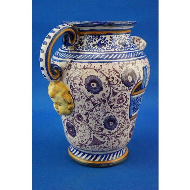 Renaissance Ceramic Pharmacy Jar, Italy, Late 1600s For Sale - Image 6 of 18