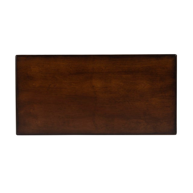 Transitional Marcus Side Table with Storage, Medium Brown For Sale - Image 3 of 11