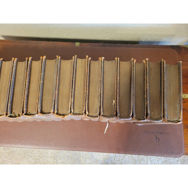 Burgundy The Complete Works of the Rev. Johnathon Swift, 1801 London, 19 Volumes For Sale - Image 8 of 15