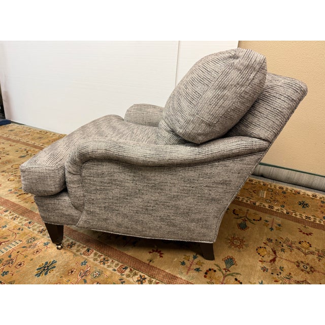 English Crate & Barrel Essex Armchairs, Pair For Sale - Image 3 of 11