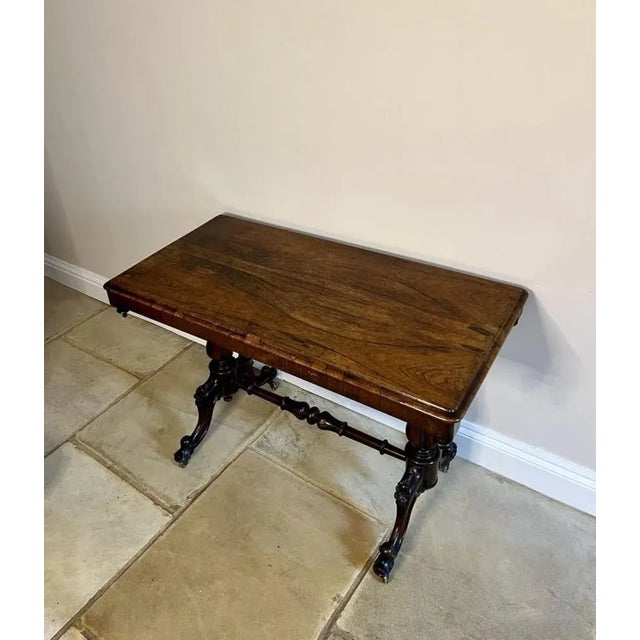 Antique Victorian Rosewood Centre Table, 1860s For Sale - Image 6 of 11
