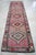 Pink 1960s Runner Rug Turkish Hand-Knotted Rug Pink Hallway Decor Kitchen Runner 3x10 Ft Approx For Sale - Image 8 of 14