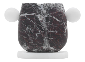 Contemporary Geometric Vase in Italian Marble by Matteo Cibic