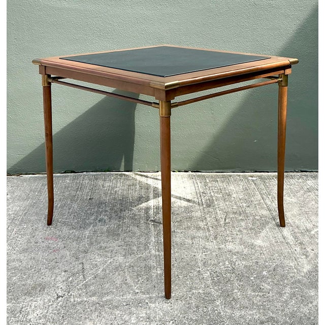 Mid-Century Modern Vintage MCM Reversible Top Game Table For Sale - Image 3 of 12