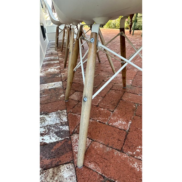 Eames Molded Fiberglass Chair Set For Sale - Image 16 of 17