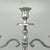 Mid-Century Modern Handmade 3-Candle Candelabra in Stainless Steel For Sale - Image 3 of 9