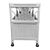 Vintage Palm Beach Regency Lacquered Rattan Bar Cart / Cabinet For Sale In Miami - Image 6 of 9