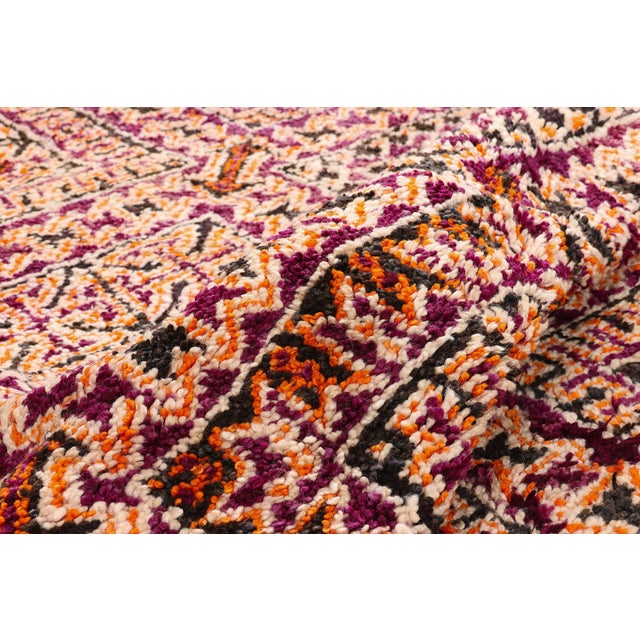 Vintage Beni M'Guild Zayne Moroccan Rug, 06'08 X 14'01 For Sale In Dallas - Image 6 of 10