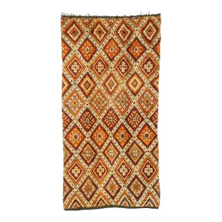 Mid 20th Century Vintage Berber Moroccan Rug - 06'00 x 11'06 For Sale
