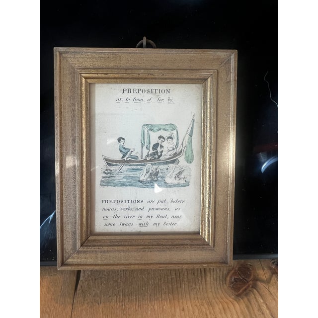 Set of Eight 19th Century Paths of Learning Miniature Framed Prints For Sale - Image 4 of 9