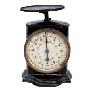 1800's Mercantile Family Scale/Brass Face For Sale