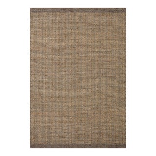 Jean Stoffer x Loloi Cornwall Mocha / Natural 8'-6" x 11'-6" Area Rug For Sale