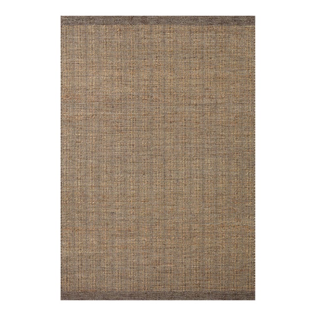 Jean Stoffer x Loloi Cornwall Mocha / Natural 8'-6" x 11'-6" Area Rug For Sale