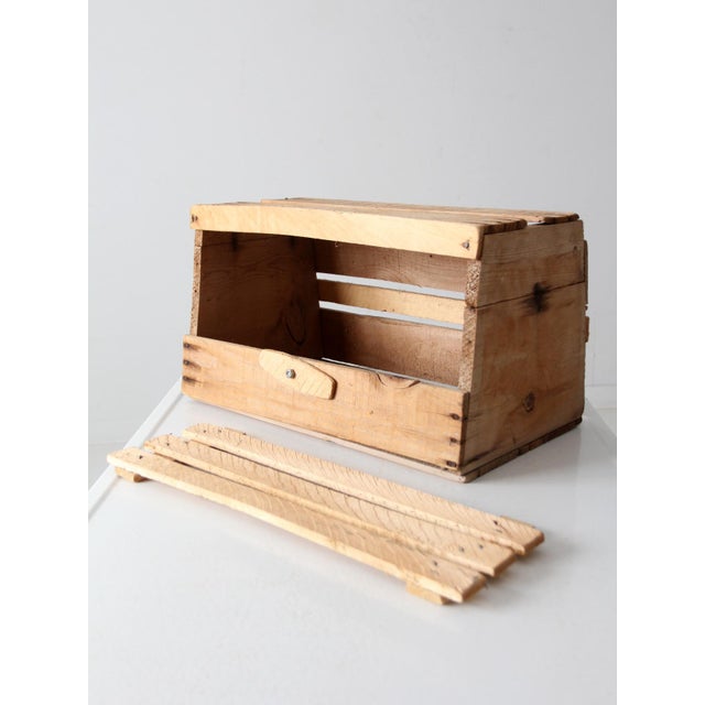 Vintage Handmade 4-H Chicken Carrier Crate For Sale - Image 9 of 12
