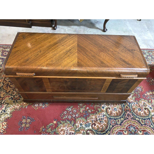 1940s Lane Furniture Waterfall Blanket Chest Chairish