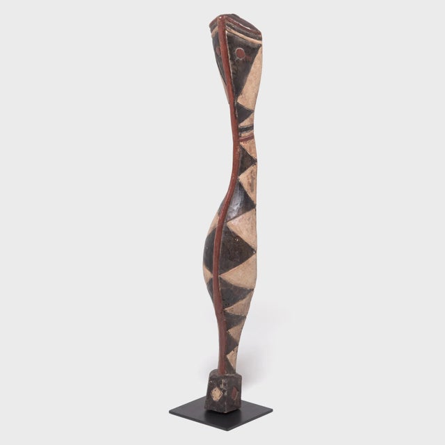 Tribal Vintage African Baga Serpent Sculpture For Sale - Image 3 of 6