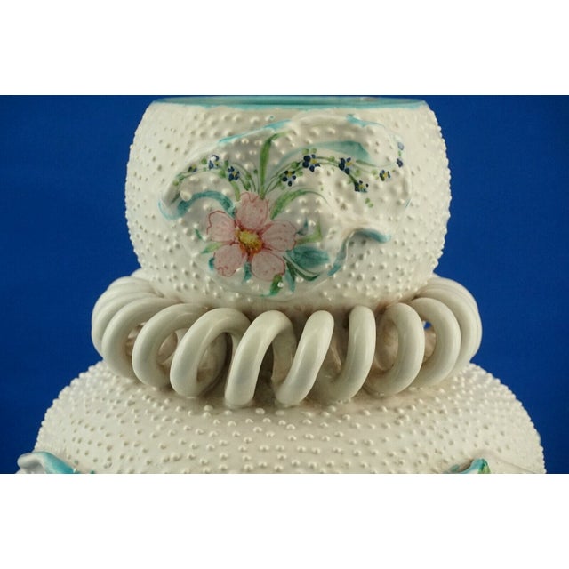 Large Vintage Ceramic Vase with Bas-Reliefs by Serafino Volpi for Sambuco Deruta, 1960s For Sale - Image 16 of 18