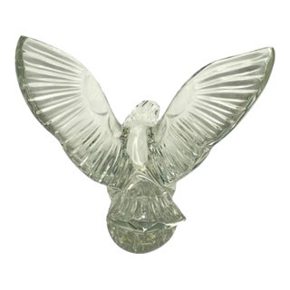Waterford Crystal Fred Curtis Sculpture/Figurine - Eagle With Outstretched Wings (Vintage, Model #105153) For Sale