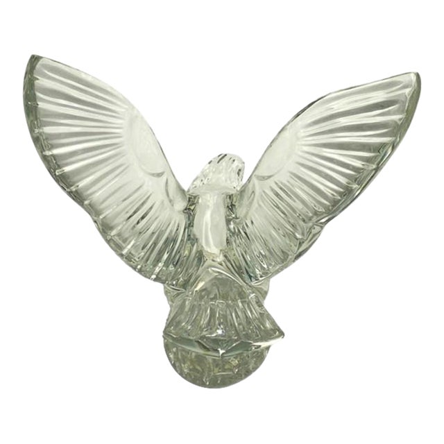Waterford Crystal Fred Curtis Sculpture/Figurine - Eagle With Outstretched Wings (Vintage, Model #105153) For Sale