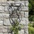 Hand-Forged Wrought Iron Vase Wall Art (Amphora Silhouette) Garden Wall Sculpture For Sale - Image 6 of 7