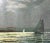 Antique Framed Tonalist Seascape Lithograph: Maritime Art Print For Sale - Image 4 of 10