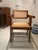 Vintage Teak & Cane Chandigarh-Style Armchair, Pierre Jeanneret Style For Sale - Image 9 of 14