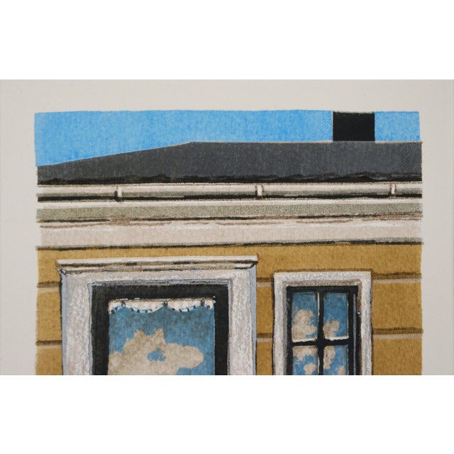 1980s "Weather Eye" - 1989 Lithograph on Paper by Deborah Rumer For Sale - Image 5 of 6