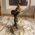 Mid 19th Century 19th Century Italian Small Sculpture of a Cherub Holding a Basket of Flowers For Sale - Image 5 of 9